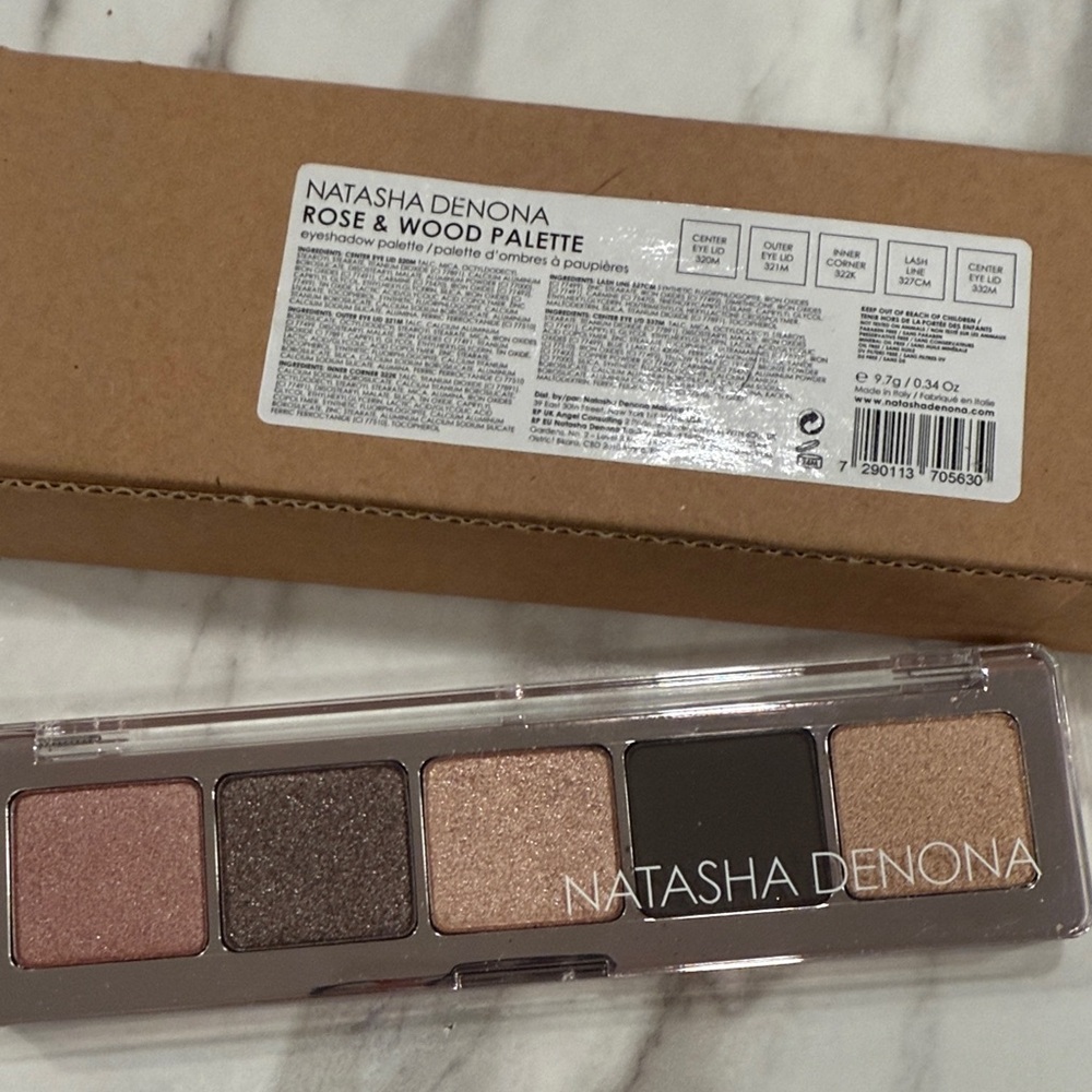 Natasha Denona Glam Eyeshadow Palette - Pink, Brown, Cream - Picture 2 of 7